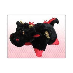 Black Dragon Pillow Pets Large Stuffed Plush Animal